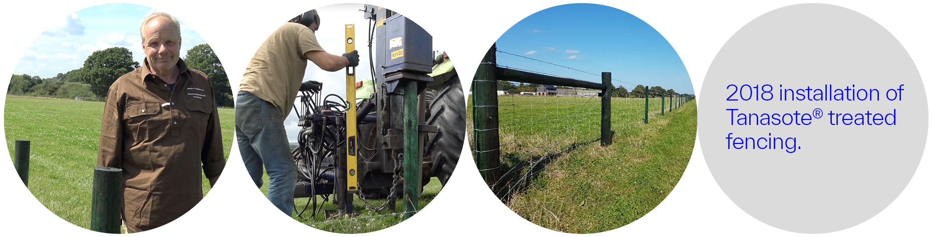 Tanasote fencing installation images