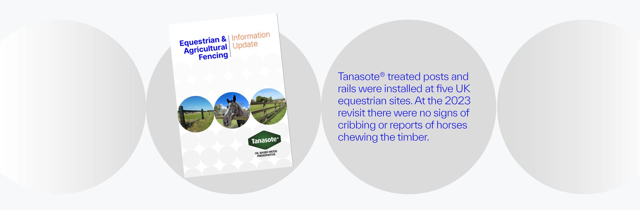 Equestrian fencing brochure image