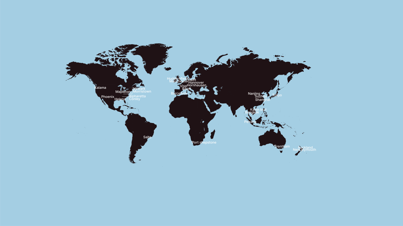 Arxada World Map