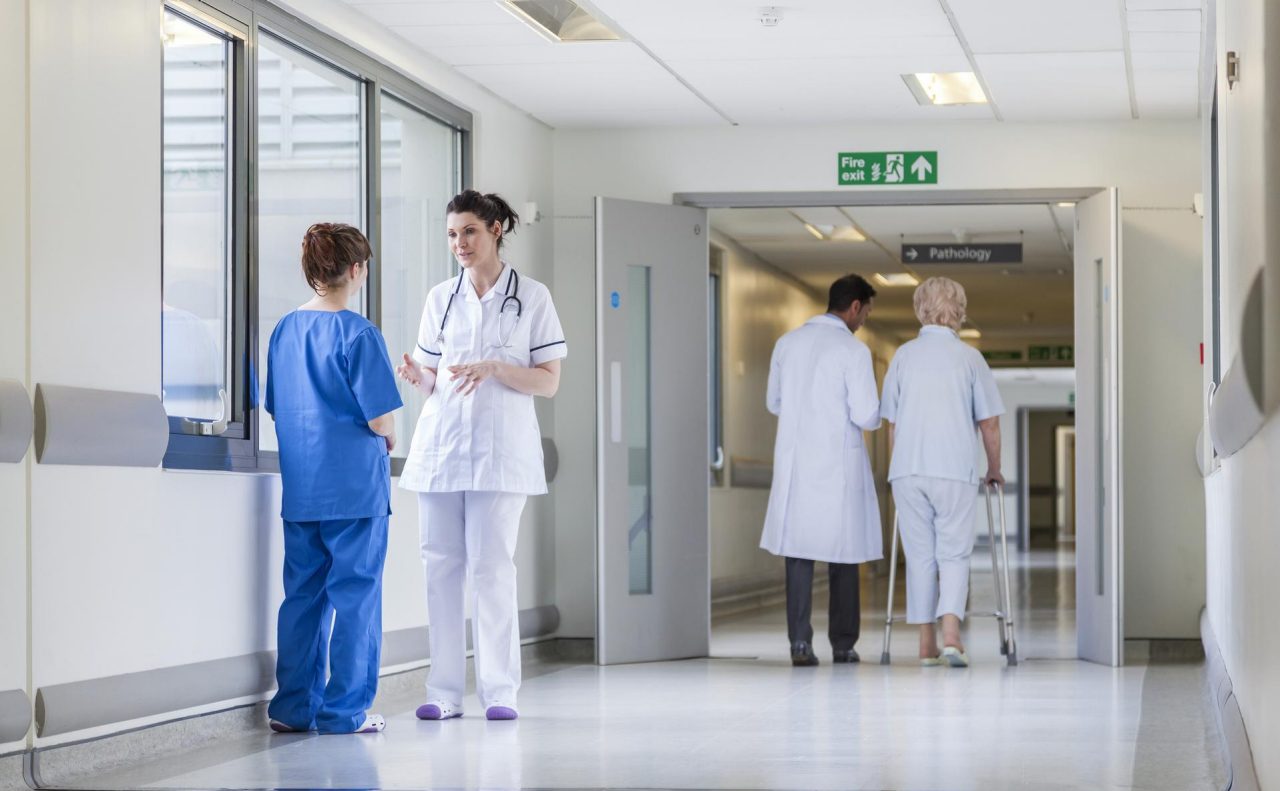 Hospital corridor