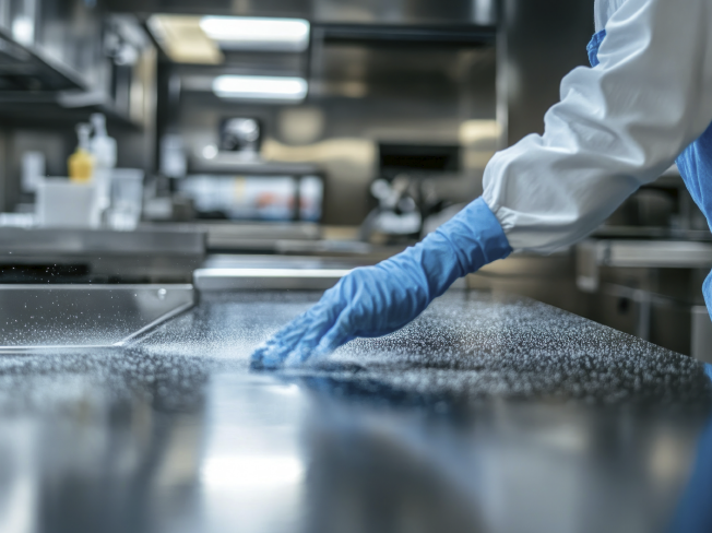 Professional surface disinfection 