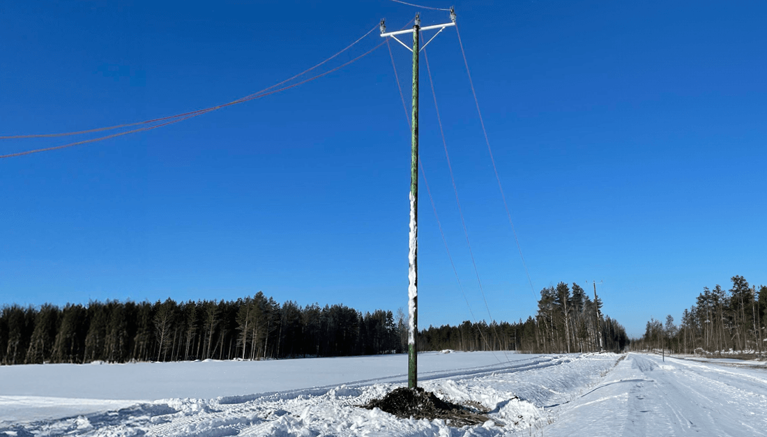 KSAT utility pole